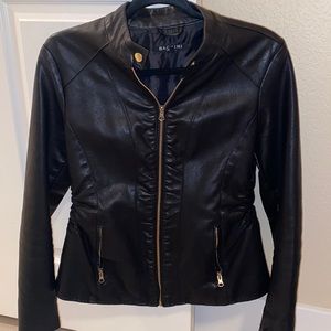 Baccini Moto / Faux Leather Jacket black